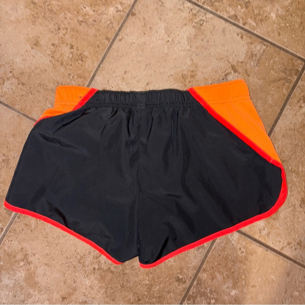 Xersion Gray and Orange Performance Shorts - Picture 4 of 5
